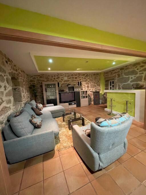 Chalet Casa Con Piscina En Arbo Vigo Exterior photo